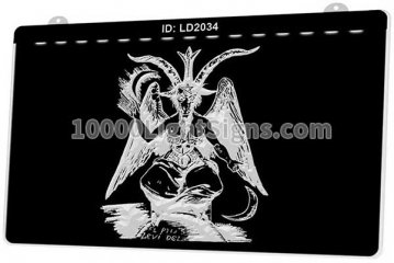 LD2034 Eliphas Levi Belly Tattoos