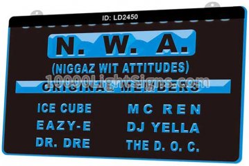 LD2450 NWA Niggaz Wit Attitudes Original Members