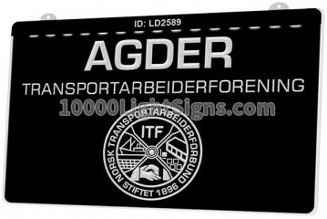 LD2589 Agder Transportarbeiderforening Stiftet 1896