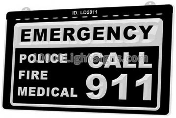LD2811 Emergency Police Fire Medical Call 911