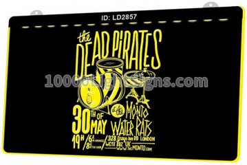 LD2857 Beautiful Gig Posters The Dead Pirates