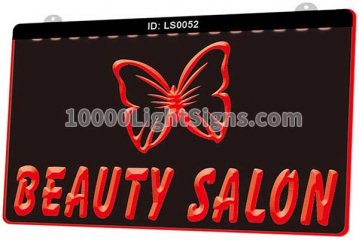 LS0052 Beauty Salon Nails Butterfly