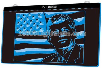LD3068 Kennedy President Flag