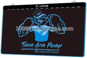 LD4268 Team Arm Pump We Only Look Serious