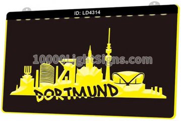LD4314 Dortmund Skyline Silhouette