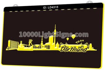 LD4315 Dortmund Skyline Silhouette