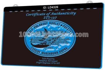 LD4326 Certificate of Authenticity Wolf Polansky Hurley Payette Cassidy Marshburn Kopra