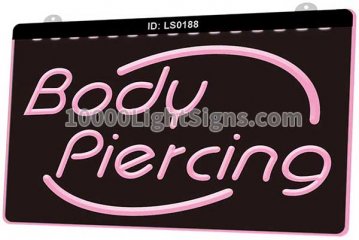 LS0188 Body Piercing Tattoo