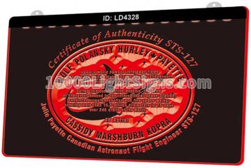 LD4328 Certificate of Authenticity Wolf Polansky Hurley Payette Cassidy Marshburn Kopra