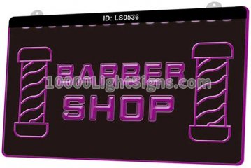 LS0536 Barber Shop Open