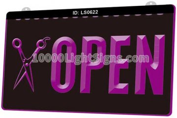 LS0622 Open Scissor Barber Shop Hair
