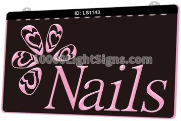LS1143 Open Nails Beauty Salon Shop