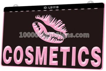 LS1118 Cosmetics Beauty Enseigne Lumineuse