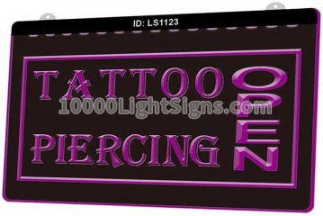LS1123 Open Tattoo Piercing Shop