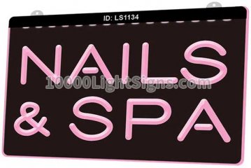 LS1134 Nails Spa Beauty Salon Saloon