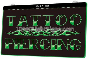 LS1142 Tattoo Piercing Miami Ink Shop