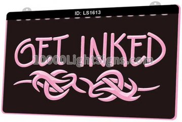 LS1613 Get Inked Tattoo Piercing Shop