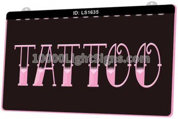 LS1635 Tattoo Shop Bar Pub Art Piercing