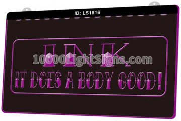 LS1816 Ink It Does A Body Good Tattoo
