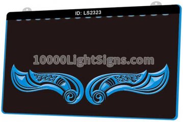 LS2323 Angel Wings Tattoo