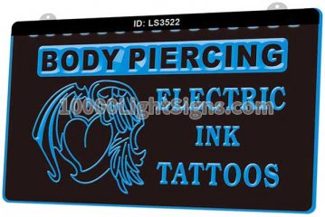 LS3522 Body Piercing Electric Ink Tattoos