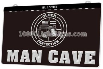 LD0983 Glock Perfection Safe Action Pistols Man Cave