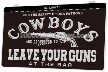 LS0171 Cowboys Leave Your Guns