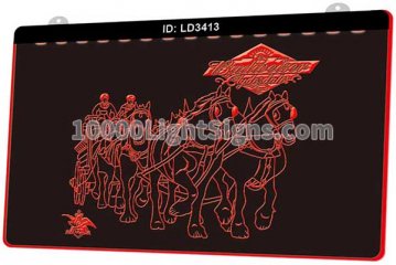 LD3413 Stagecoach Budweiser Beer