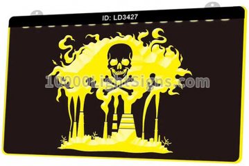 LD3427 Air Pollution Industry Skull