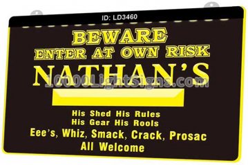 LD3460 Beware Enter At Own Risk