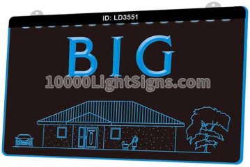 LD3551 Big House Family Car Tree