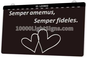 LD3602 Semper Amemus Semper Fideles Love