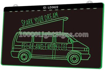LD3622 Spark Your Dream Relax And Enjoy Life Car Van