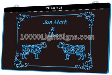 LD4102 Love Marry Happily Cow