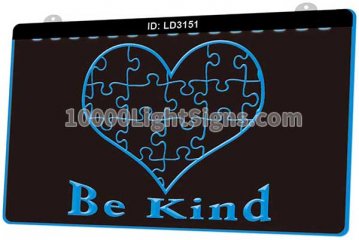 LD3151 Be Kind Love Heart