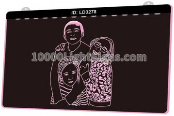 LD3278 Family Daughter Father Mother