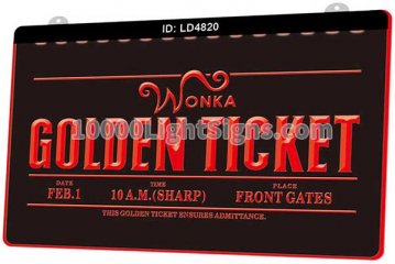 LD4820 Wonka Golden Ticket