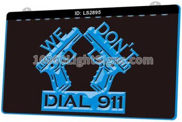 LS2895 Pistol Gun We Dont Dial 911
