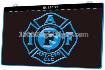 LS0179 AFL CIO CLC Fire Rescue Iaff Firefighters