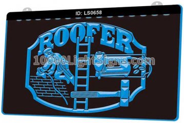 LS0658 Roofer Repairs Services Shop