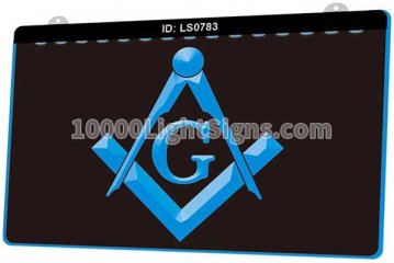 LS0783 Masonic Mason Freemason Emblem