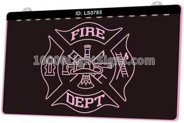 LS0785 Fire Dept Axe Ladder
