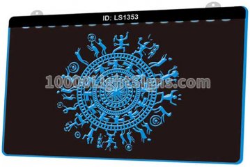 LS1353 Maya Totem Civilization