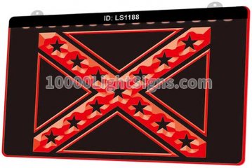 LS1188 Rebel Confederate Flag