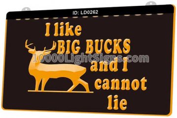 LD0262 I Like Big Bucks And I Cannot Lie Deer