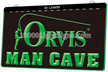 LD0655 Orvis Fly Fishing Fish Rod Reed Man Cave