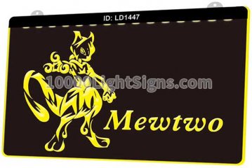 LD1447 M2 Tribal Mewtwo Pokemon