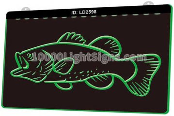 LD2598 Fish Jump Largemouth