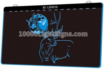 LD3212 Deer Head Moon