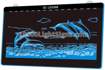 LD3266 Whale Shark Dolphin Ocean